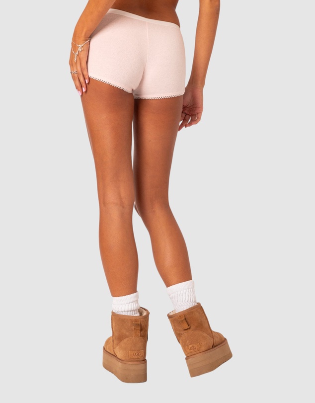 EDIKTED - Mariana Pointelle Micro Shorts