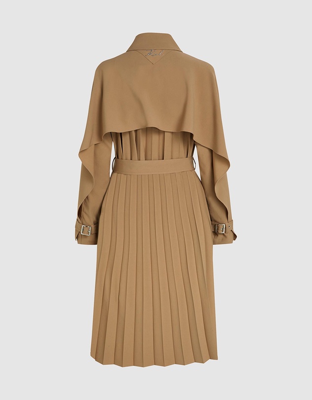 Karl Lagerfeld - Pleated Trench Coat