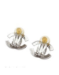 Pre-Loved by Azura Reborn - Pre-Loved Silver Plated CC Clip on Earrings