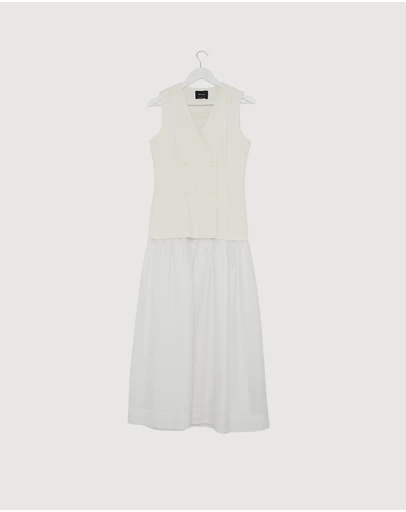 Revibe - Repaired Decjuba Elaine Maxi Vest Dress - AU 6