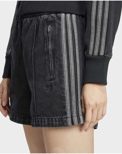 adidas Originals - Adicolor Denim Firebird Shorts Womens
