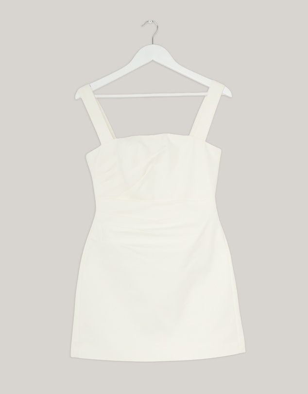 Revibe - Repaired Shona Joy Lani Draped Mini Dress - AU 8