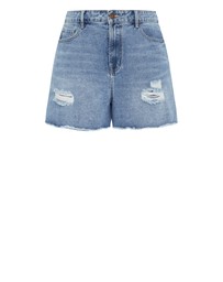 City Chic - Hannah Rip Denim Short