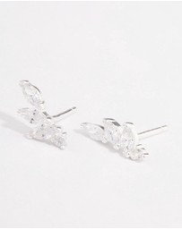 Lovisa - Sterling Silver Cubic Zirconia Climber Earrings