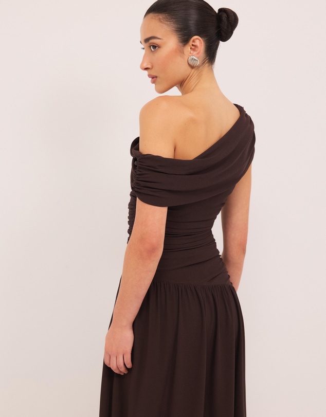 Calli - Aurelia Draped Jersey Maxi Dress