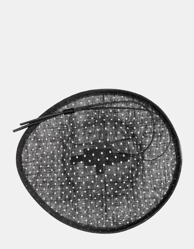 Morgan & Taylor - Domanique Plate Fascinator in Black