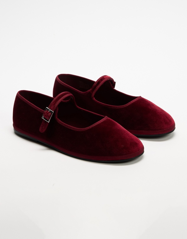 Dazie - Rei Velvet Ballet Flats