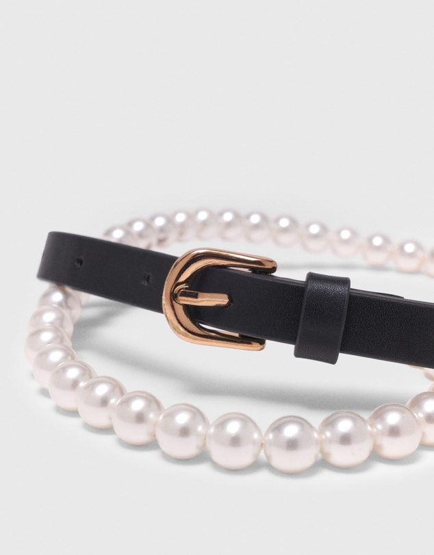 Maje - A Mix Pearl Belt