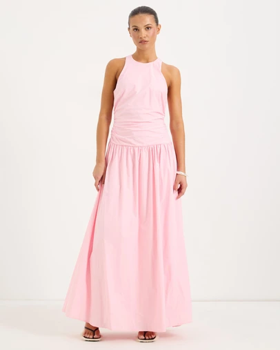 Calli - Maisie Gathered Maxi Dress