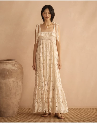 AUR OCEA - Lace Slip Dress