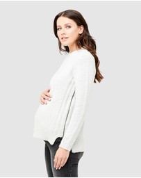 Ripe Maternity - Cable Nursing Knit