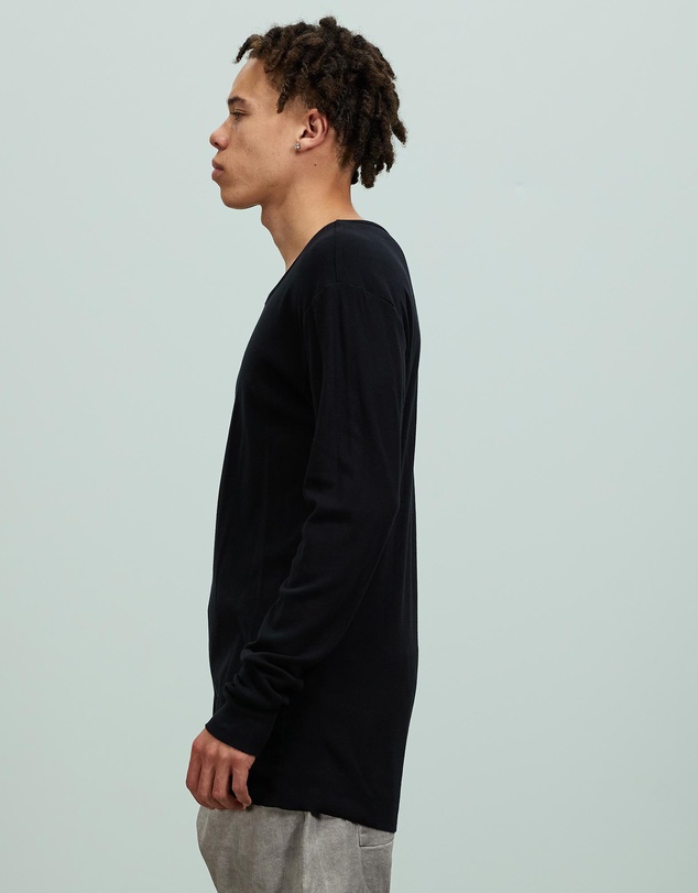 Surrounded By Ghosts - The Gypsum Slim Rib Knit Long Sleeve T-Shirt