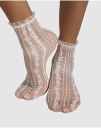 High Heel Jungle - Frill Neck Sock