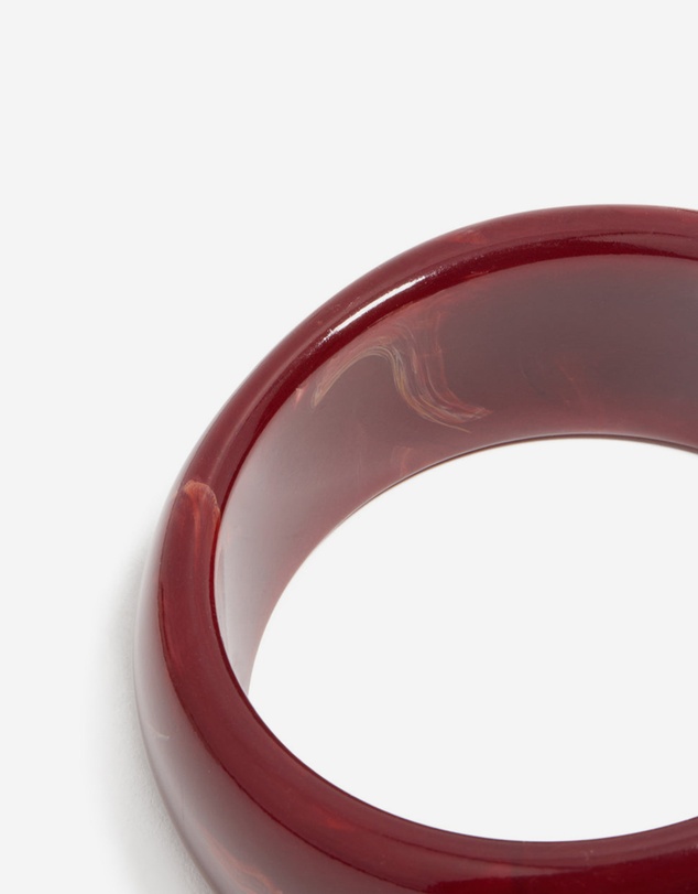 Lovisa - Red Acrylic Thick Front Bangle