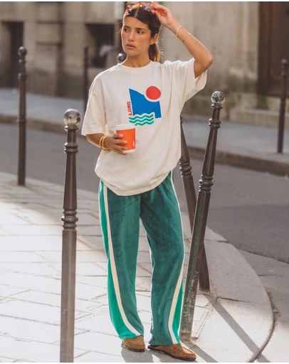Araminta James - Velour Splice Trackpants