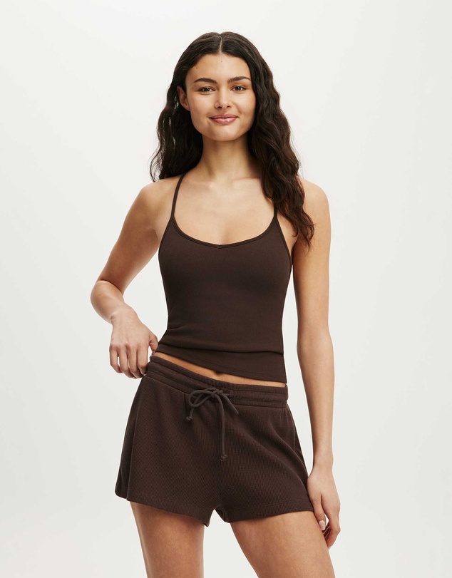 Cotton On Body - Off Duty Waffle Cheeky Short