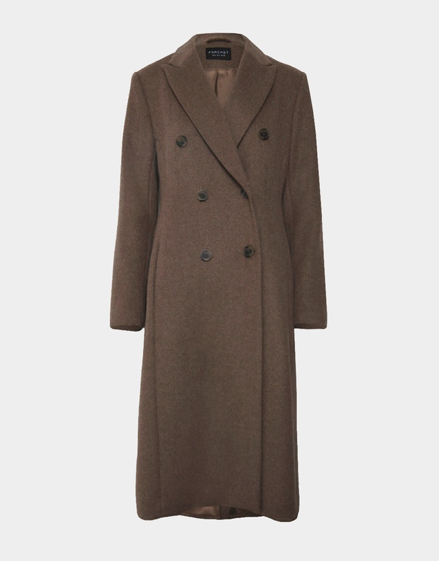 Forcast - Marjorie Peak Lapel Wool Coat