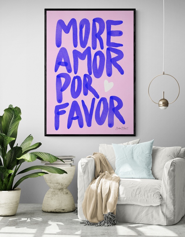 Inka Arthouse - More Amor by Baroo Bloom Art Print