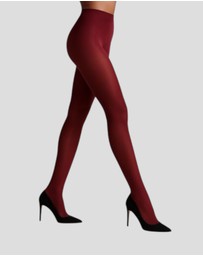 High Heel Jungle - 80 Denier Velvet Opaque Tights