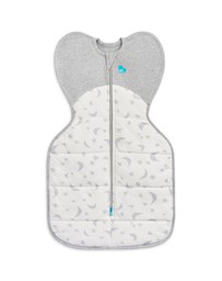 Love to Dream - Swaddle Up 3.5 TOG Quilted Stretch Cotton Moonlight in White