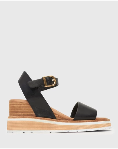 Airflex - Sandrea Stacked Heel Wedges