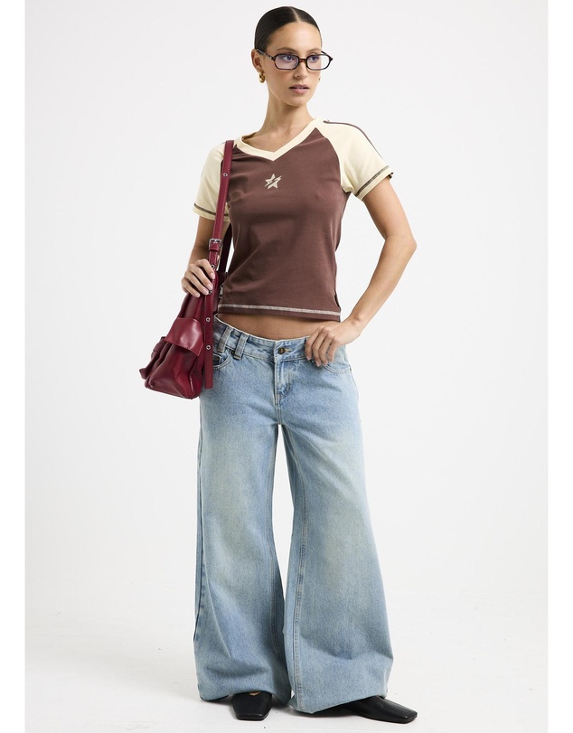 Insight - Elise Low Wide Denim Jeans