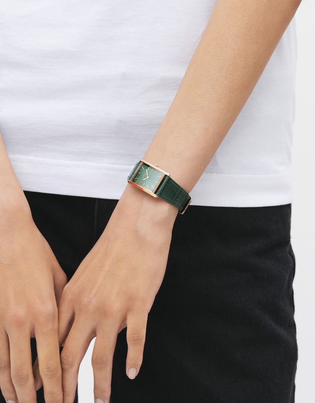 Daniel Wellington - Bound 32x22mm Crocodile Emerald