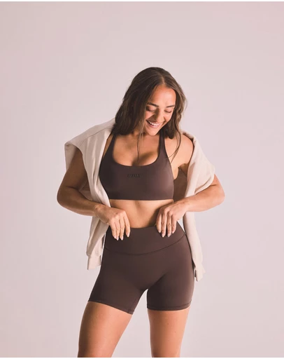 Upstate - Air Sculpt 6inch Bike Short - Ground Coffee