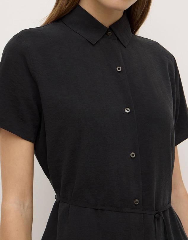 Assembly Label - Heather Silk Blend Shirt Dress