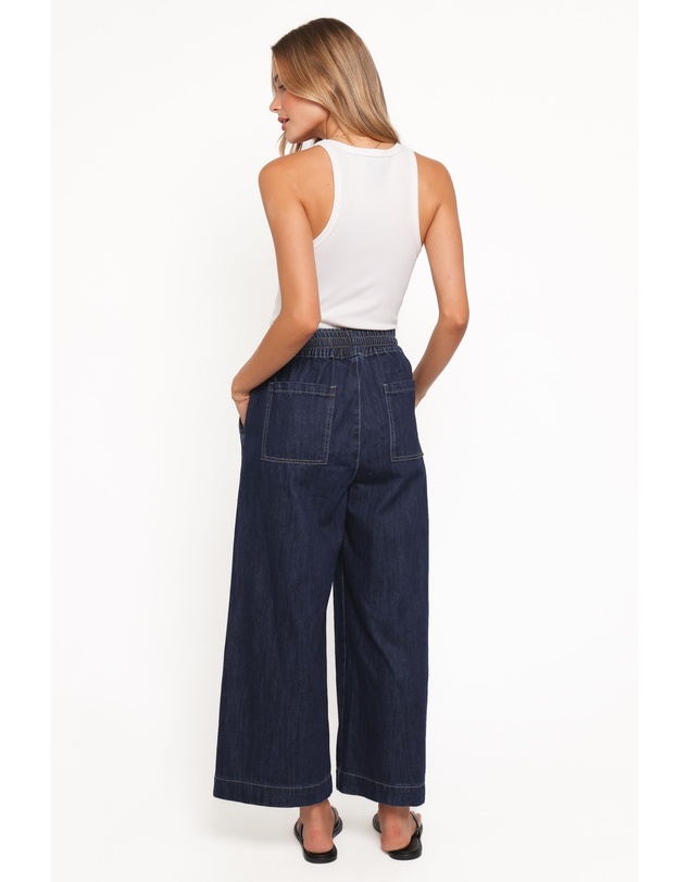 Petal & Pup - Jenni Wide Leg Pant - Indigo Wash