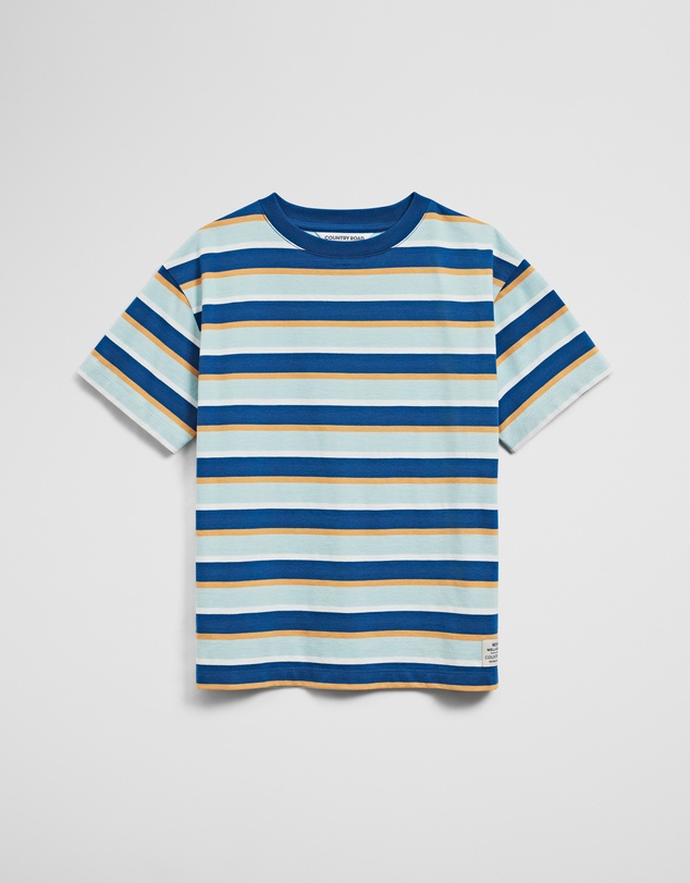 Country Road - Oversized Stripe Short Sleeve T-shirt