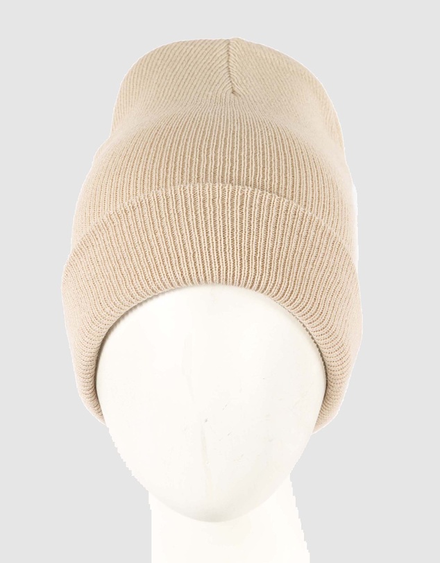 Max Alexander - European Made Beige Wool Beanie