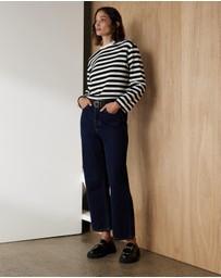 Atmos&Here - Oversized Stripe Top