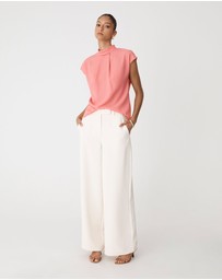 Forcast - Tiara High Neck Shell Top