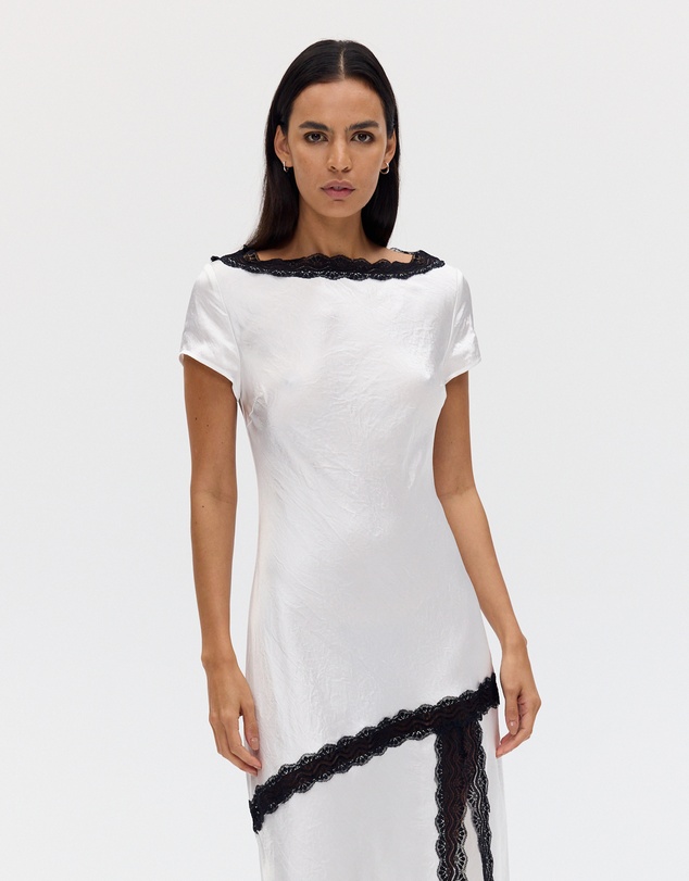 Third Form - Sevin Lace Trim Tee Dress