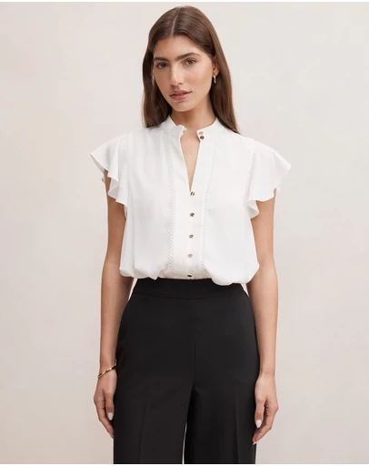 Forever New - Jennie Trim Detail Blouse