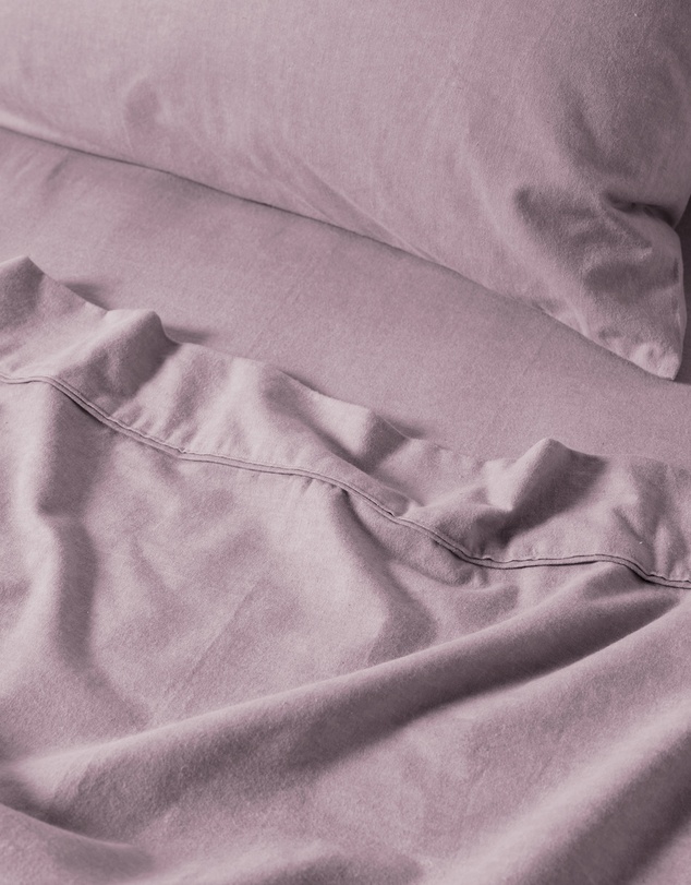 Linen House - Flannelette Plain-Dyed Sheet Set