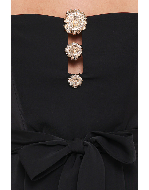 Petal & Pup - Rois Strapless Jumpsuit - Black