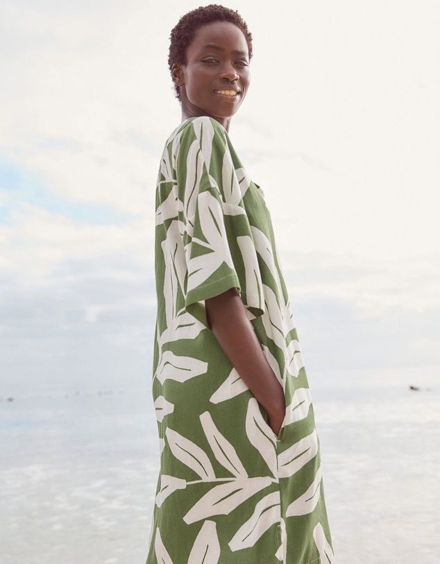 NEXT - Oversized Kaftan with Linen