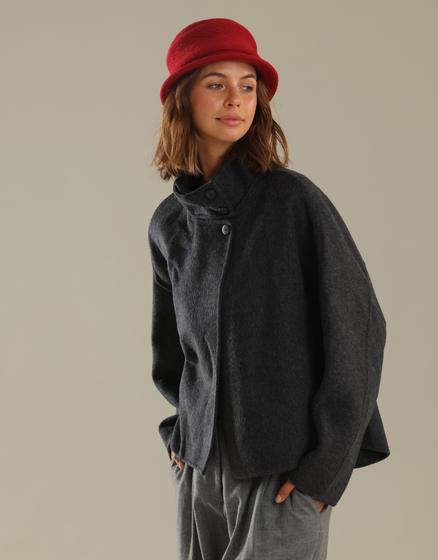 Morgan & Taylor - Sadie Woollen Pull On in Dark Red