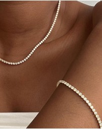 SAINT VALENTINE - The Aspen Tennis Set - Gold