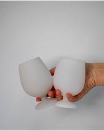 porter green - stemm | silicone unbreakable wine glasses