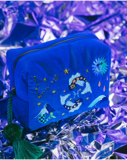 The Somewhere Co - Pisces Astrology Cosmetic Case