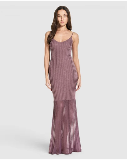GUESS - Meena Ribbed Maxi Dress