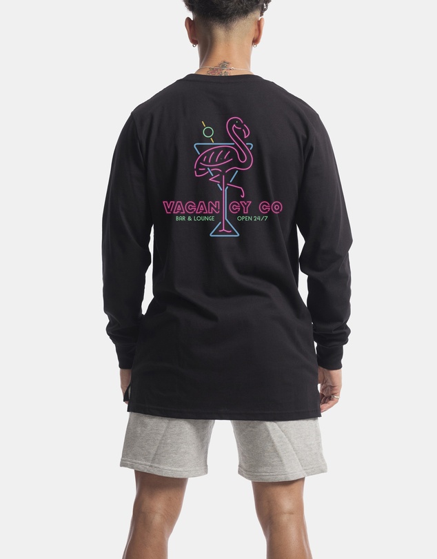 Vacancy Co - Flamingo Club Long Sleeve Tee
