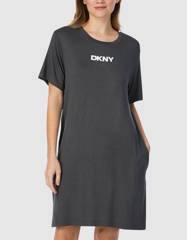 DKNY - Viscose Jersey Short Sleeve T-Shirt Nightgown