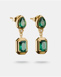THOMAS SABO - THOMAS SABO Earrings with Green Stones