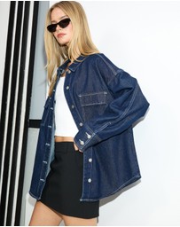 Dazie - Copenhagen Denim Shacket