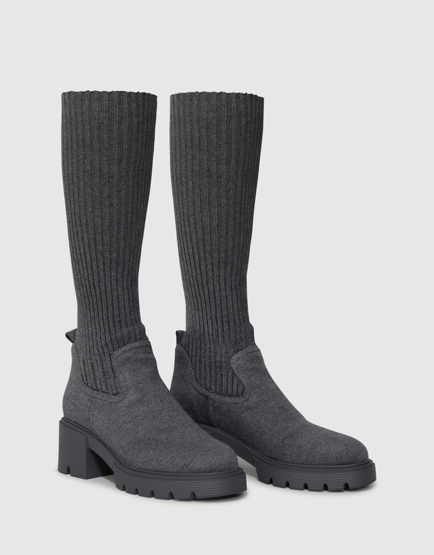Belle & Bloom - Tokyo Lights Rib Sock Boot