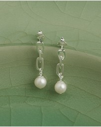 Najo - Clair de Lune Silver Earrings